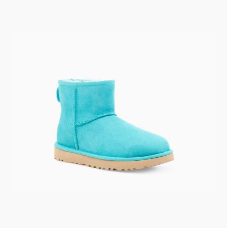 UGG Classic Mini II - Boots Dame - Lyse Blå (NO-L809)